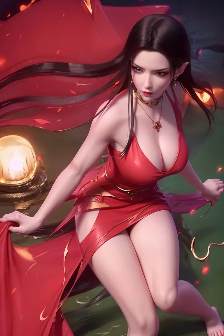[AI繪畫]國漫女主-阿七.薔薇.高瑤.小舞.雲曦.應天王後.美杜莎第07話
