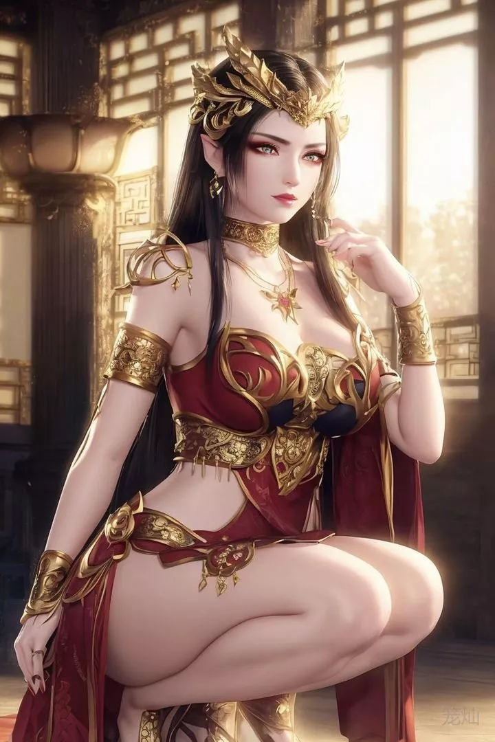 [AI繪畫]國漫女主-阿七.薔薇.高瑤.小舞.雲曦.應天王後.美杜莎第08話