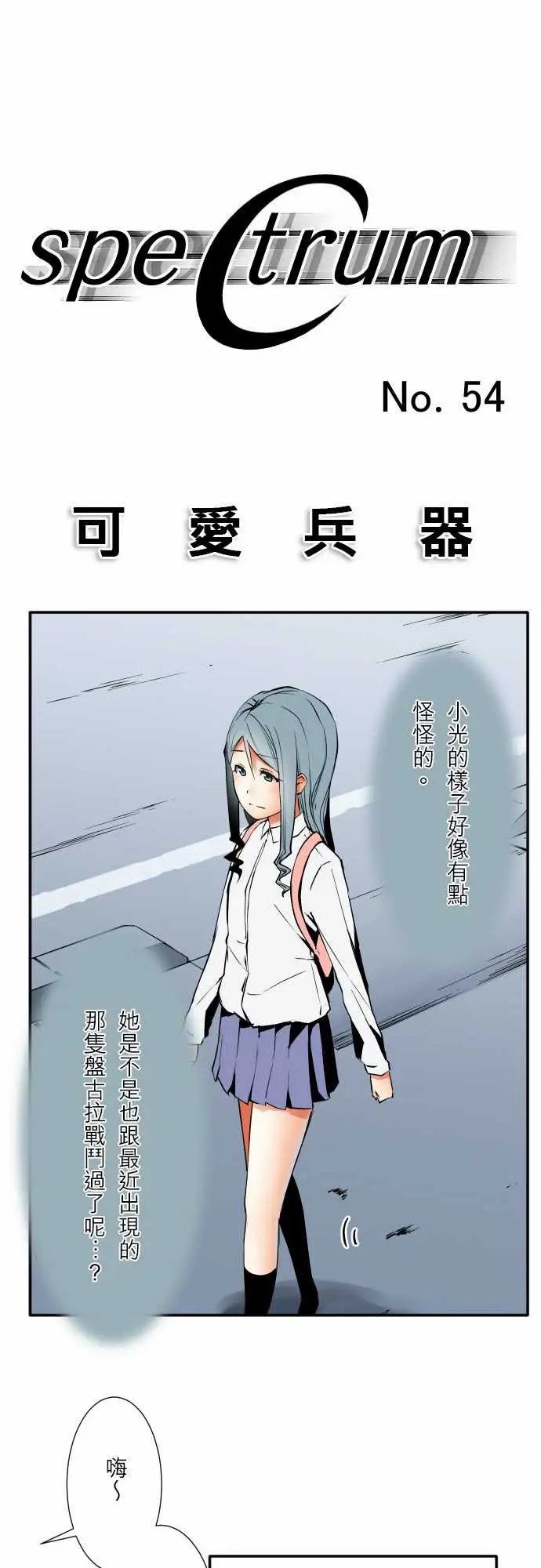 可爱兵器No.54比赛前夕