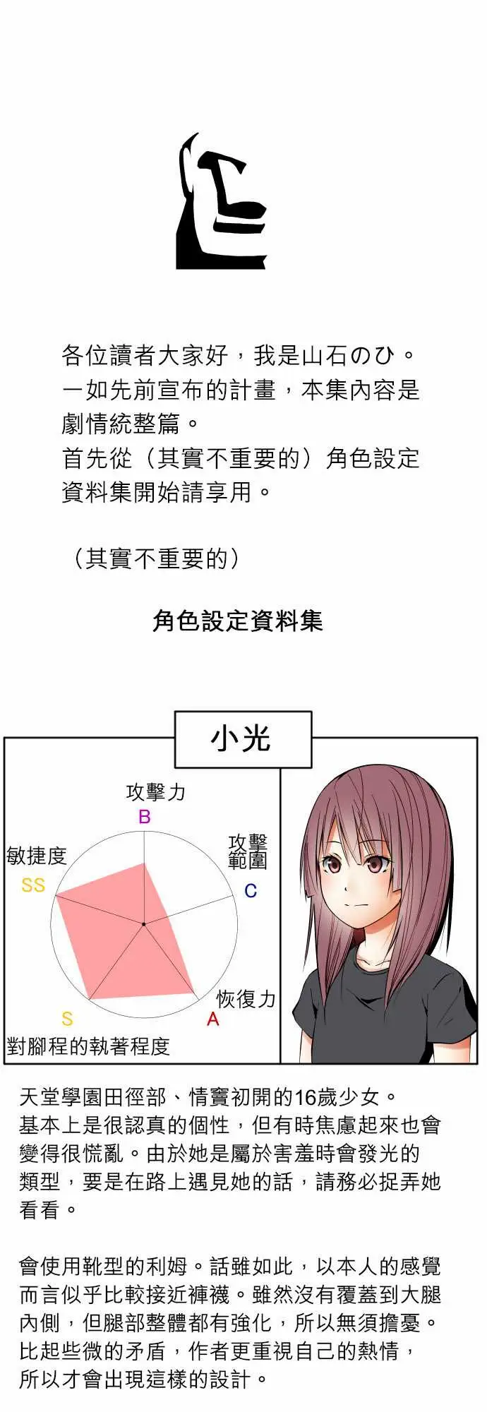 可爱兵器No.1～74某摩埃石像的报告