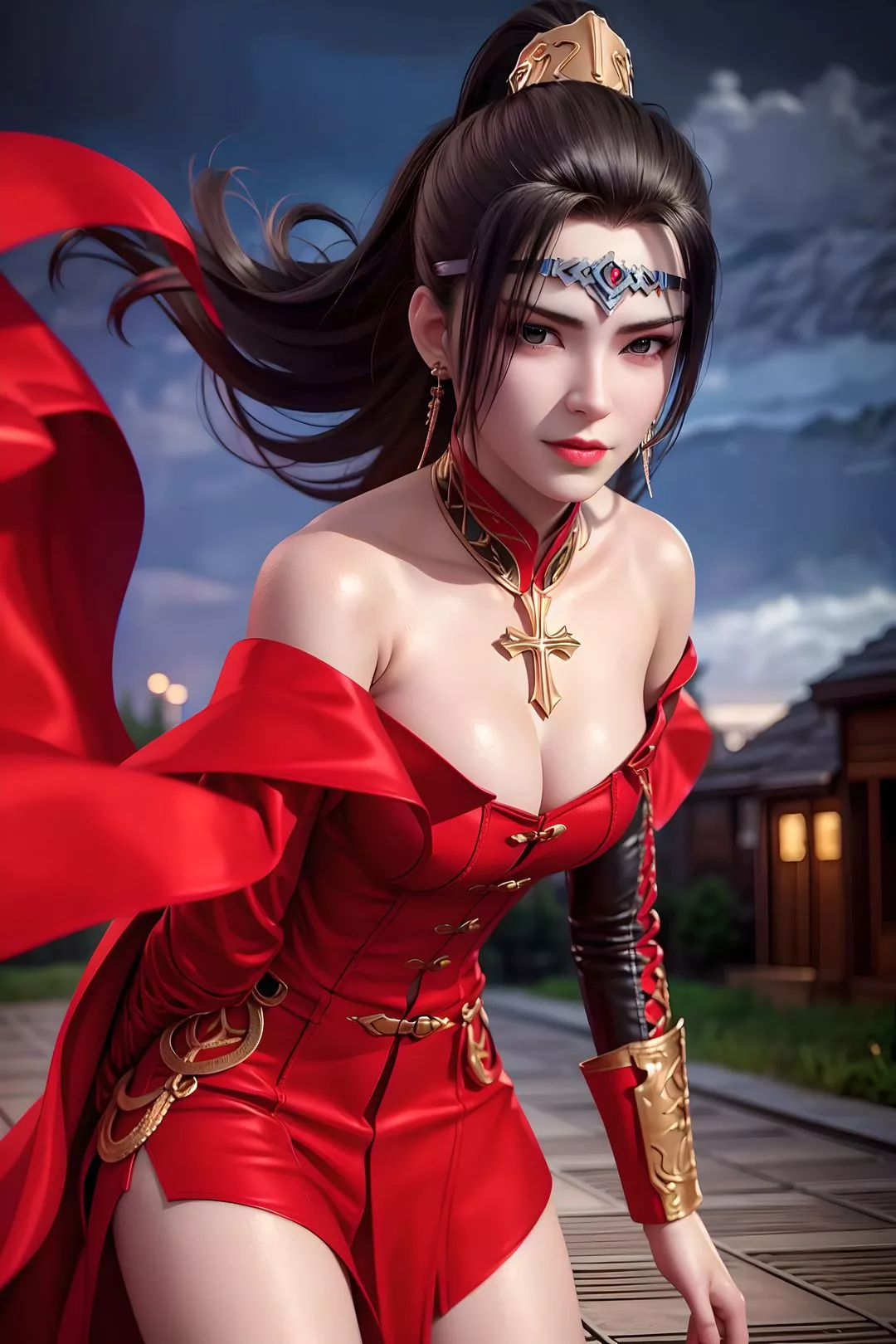 [AI繪畫]國漫女主.薑立.雲曦.元瑤.南宮婉.妍麗.媚兒.方清雪.李寒衣.流風霜.狠人大帝.紅凰.白冰嵐第08話