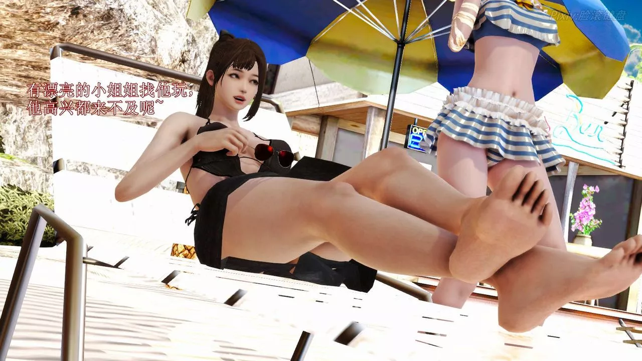 [3D]弱肉強食S1-S2番外篇X6S2-07-沙滩调教[上]
