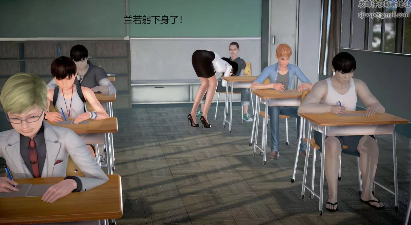 [3D]絲襪女教師蘭若01-27短篇X3未編輯片段第19話