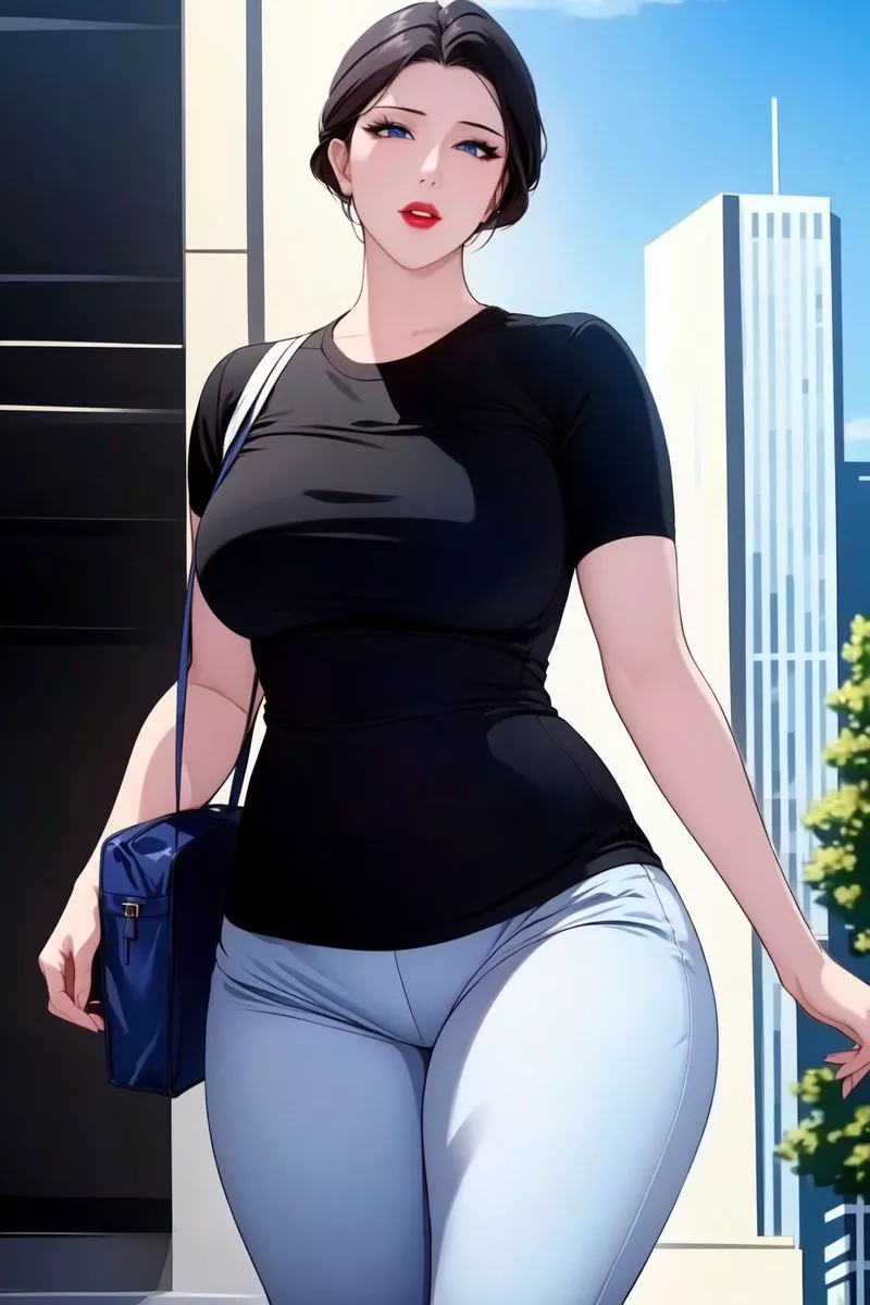 [AI繪畫]美人母親整合肉嫁高柳傢第01話