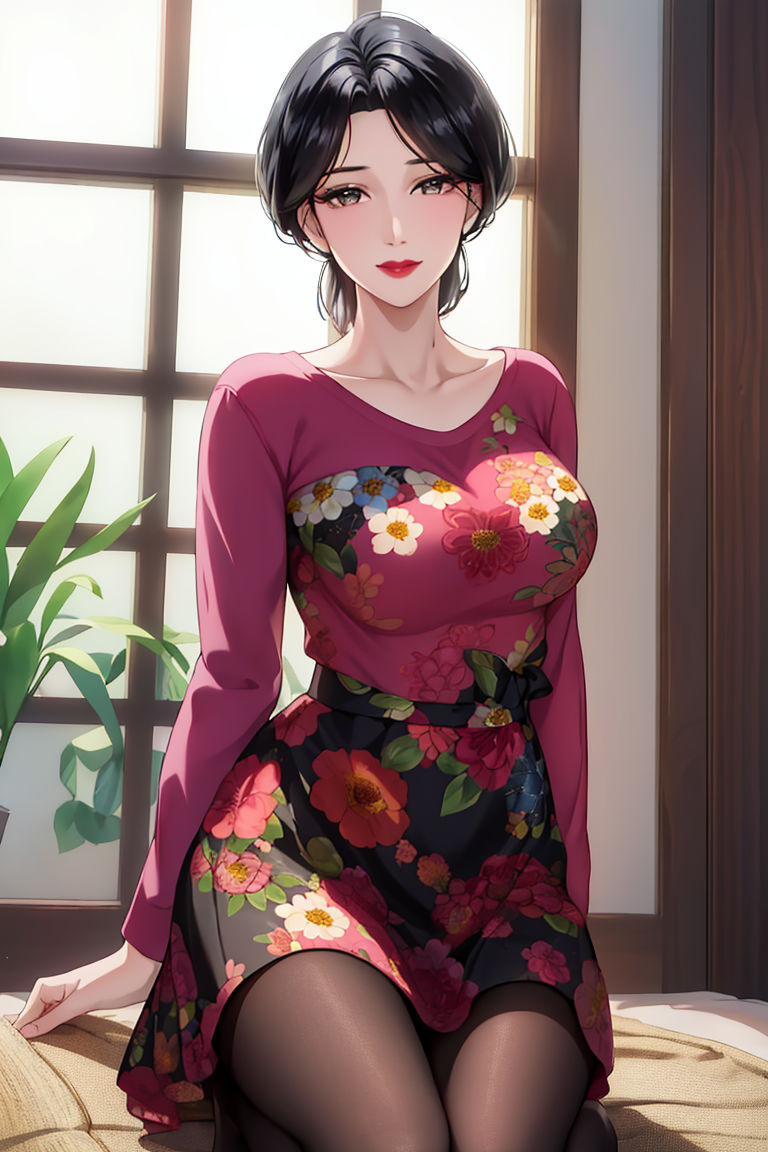 [AI绘画]美人母亲整合肉嫁高柳傢第01话