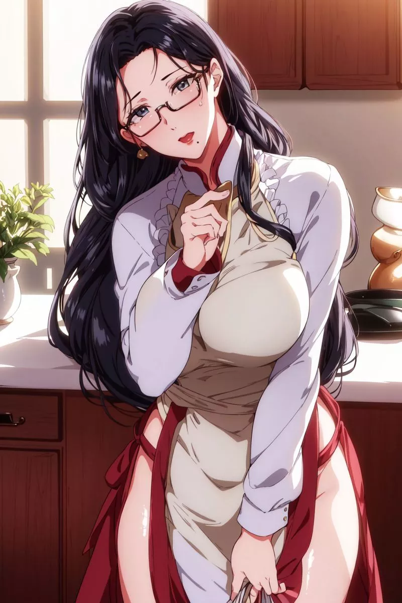 [AI繪畫]美人母親整合肉嫁高柳傢第01話