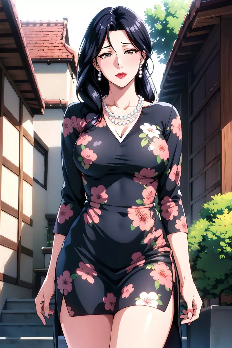 [AI繪畫]美人母親整合肉嫁高柳傢第03話