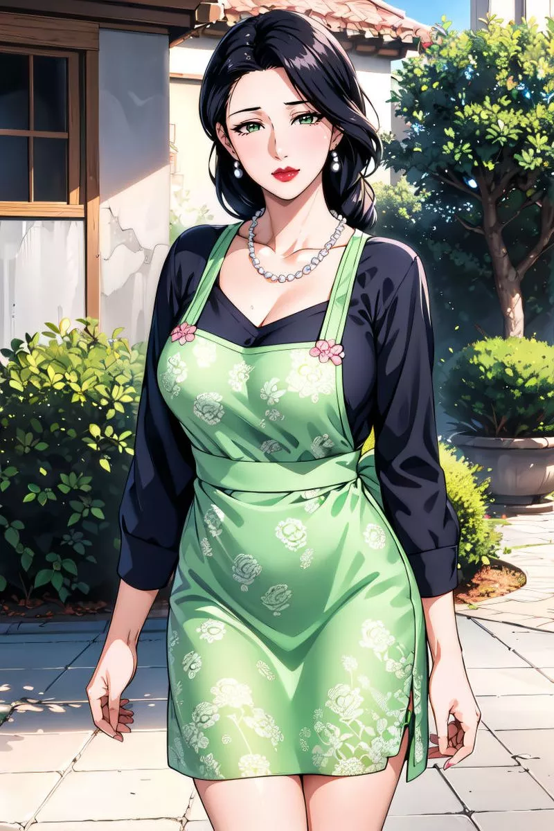 [AI繪畫]美人母親整合肉嫁高柳傢第03話