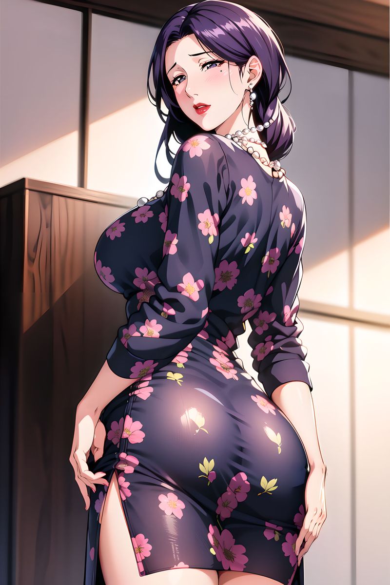 [AI绘画]美人母亲整合肉嫁高柳傢第04話