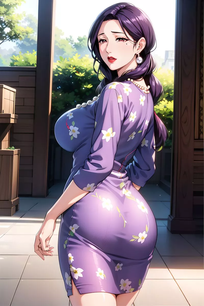 [AI繪畫]美人母親整合肉嫁高柳傢第04話