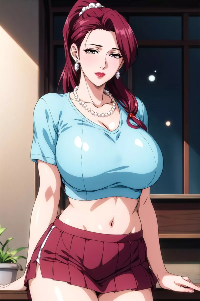 [AI繪畫]美人母親整合肉嫁高柳傢第05話