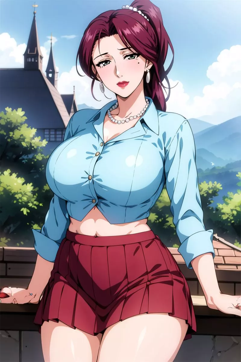 [AI繪畫]美人母親整合肉嫁高柳傢第05話