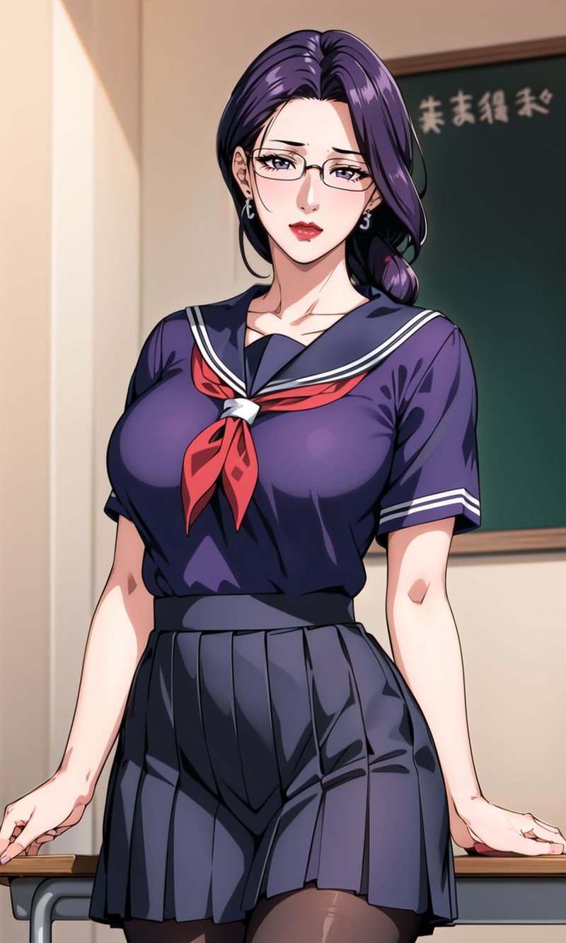 [AI绘画]美人母亲整合肉嫁高柳傢第05話