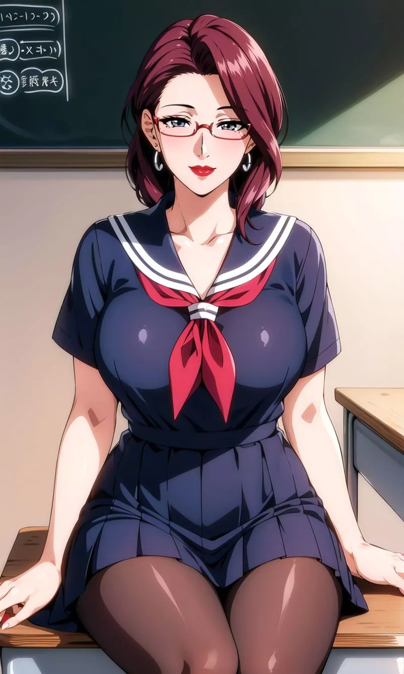 [AI繪畫]美人母親整合肉嫁高柳傢第05話