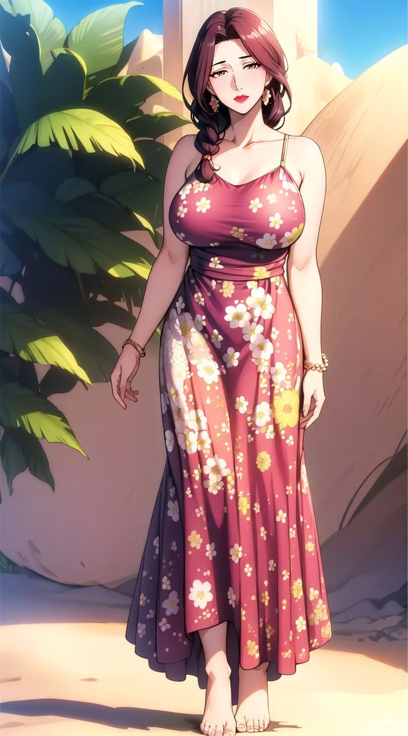 [AI繪畫]美人母親整合肉嫁高柳傢第09話