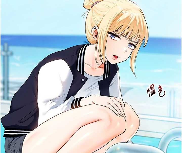 玩转学姊第94話-要不要在泳池裡試試?
