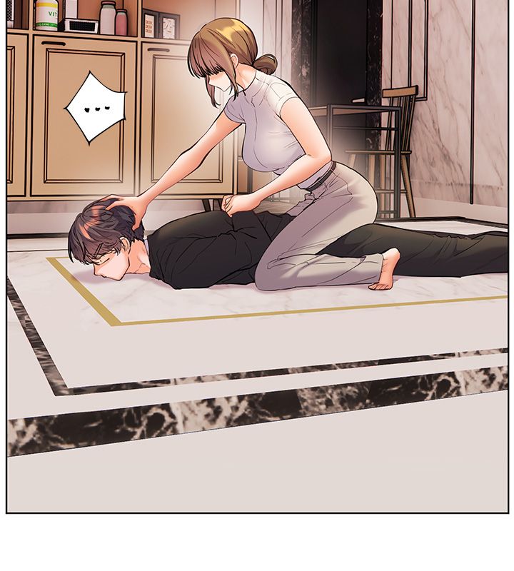 老师的亲密指导第104話-地板動作交織出激情